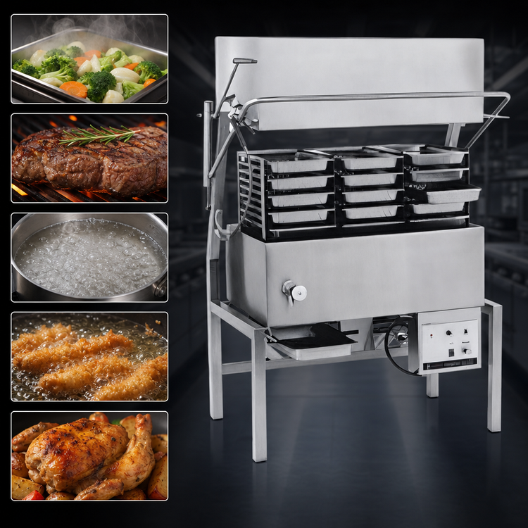 Product image #3 for Skittle SKG15-5 Multi-Function Gas Cooker, 22.3 Gallon Kettle Capacity