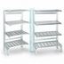 Thumbnail image #3 for Channel Manufacturing Cantilevered Shelving Common Center Upright, 72 Inch High, Aluminum, Stationary