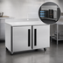 Thumbnail image #3 for Centerline by Traulsen 36-Inch Compact Two-Section Worktop Undercounter Freezer with Solid Doors