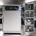 Thumbnail image #3 for VaporPro hotLOGIX HL10-8 Half-Height Humidified Holding Cabinet, 1 Compartment, Solid Door, 16 12 x 20 / 8 18 x 26 Pan Capacity