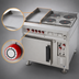 Thumbnail image #4 for Lang 36-Inch Heavy Duty Electric Range with 24-Inch Griddle, 2 French Plates, and Convection Oven Base