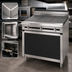 Thumbnail image #3 for Titan JTRH-3HT 36-Inch Gas Heavy Duty Range with (3) Hot Tops and Cabinet Base