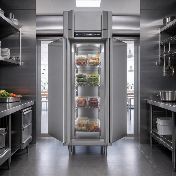 Product image #3 for Victory UltraSpec Extra Wide Pass-Thru Solid Door Freezer, 1 Section, 26.06 Cu. Ft., Self-Contained, Standard Depth