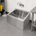 Thumbnail image #3 for John Boos Floor Mounted Stainless Steel Mop Sink with 24