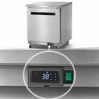 Thumbnail image #3 for Arctic Air AUC27R 28-Inch One-Section Undercounter Worktop Refrigerator, 5.4 Cu. Ft., Stainless Steel, Rear-Mounted Self-Contained