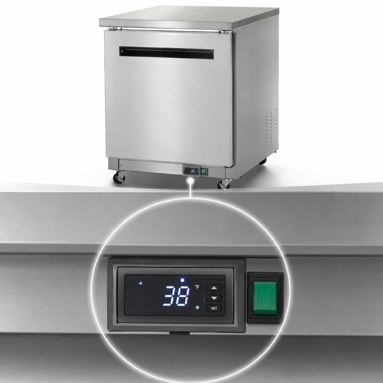 Product image #3 for Arctic Air 28-Inch One-Section Undercounter Worktop Refrigerator with Right-Hinged Self-Closing Door