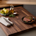 Thumbnail image #3 for Boos Block American Black Walnut Blended Edge Grain Kitchen Countertop, 36 x 27 x 1-1/2 Inch, Varnique Finish