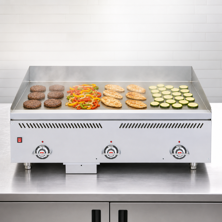 Product image #4 for Vulcan VCCG72-AS 72-Inch Countertop Gas Heavy-Duty Griddle with 1-Inch Steel Plate and 2 Drawers