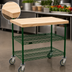 Thumbnail image #3 for QuadTruss 3-Tier Maple Top Demo Cart, 48 x 24 x 34 Inches