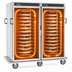 Thumbnail image #4 for Alto-Shaam Halo Heat 192-Plate Electric Mobile Banquet Holding Cart with Double Doors