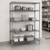 Thumbnail image #3 for Metro Super Erecta Stationary Starter Wire Shelving Unit, 60W x 18D x 74H, 4 Shelves, Metroseal Gray