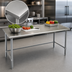 Thumbnail image #3 for Eagle Spec-Master 84-Inch W x 30-Inch D Stainless Steel Work Table, Open Base