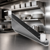 Thumbnail image #3 for Eagle Group Heavy Duty Right-Hand 21-Inch Stainless Steel Shelf C Bracket for Cantilevered Shelving Systems