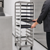 Thumbnail image #3 for New Age Mobile End-Loading Aluminum Platter Rack for 6 12 in. x 26 in. Platters