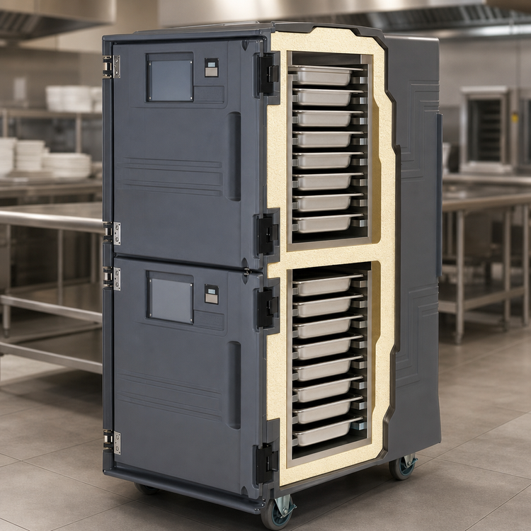 Product image #4 for Cambro Pro Cart Ultra Electric Hot Food Pan Carrier, Front Loading, 16 Full-Size Sheet Pan Capacity