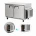 Thumbnail image #3 for Everest Refrigeration ETBR2 Two-Section Undercounter/Worktop Refrigerator with Rear-Mounted Self-Contained R290 Refrigeration