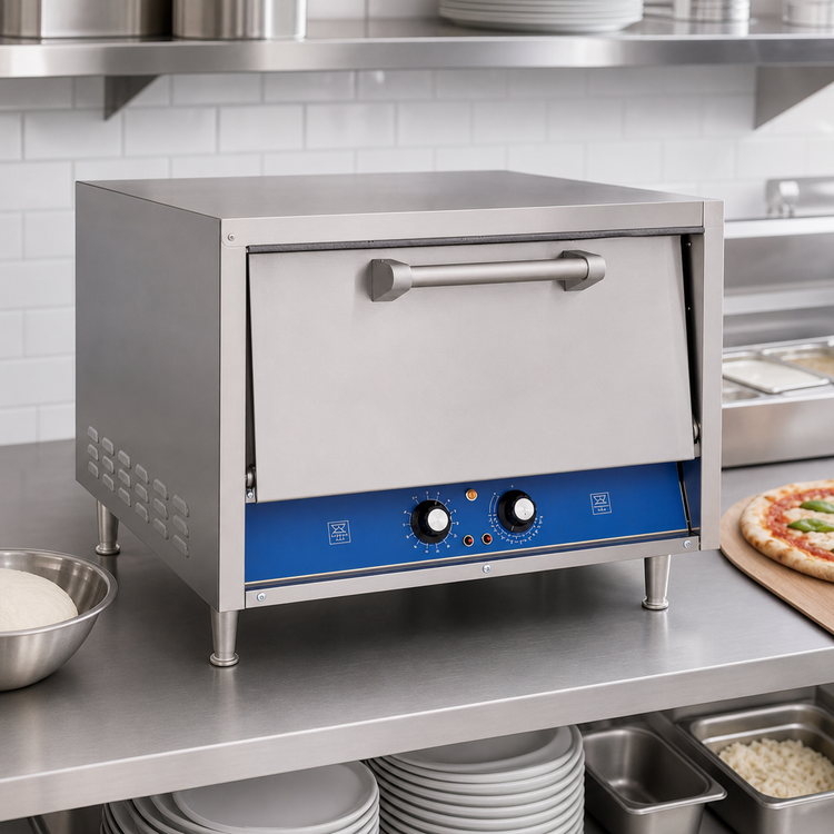 Product image #4 for Bakers Pride HearthBake Series Countertop Electric Pizza/Pretzel Oven, Brick-Lined Single Compartment, 7-Inch Deck Height