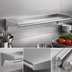 Thumbnail image #3 for Eagle Group 84 Inch x 10 Inch Wall-Mounted 16 Gauge 304 Stainless Steel Shelf