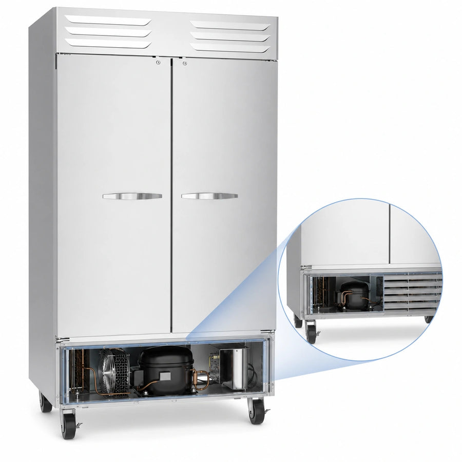 Bottom-Mount Self-Contained Refrigeration