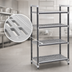 Thumbnail image #3 for Cambro Camshelving Elements XTRA 4-Shelf Stationary Starter Unit, Vented, 21 x 48 x 84 Inches, Speckled Gray