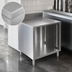 Thumbnail image #4 for BK Resources Well Series 24-Inch x 21-Inch Flat Top Underbar Cabinet with Legs