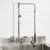 Thumbnail image #3 for BK Resources Optiflow 14-Inch Swing Arm Pre-Rinse Add-On Faucet Assembly, 8-Inch O.C. Splash Mount