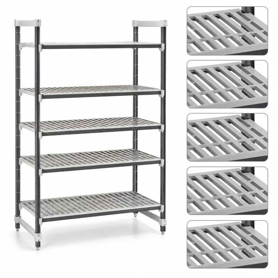 Five Vented Shelf Plates
