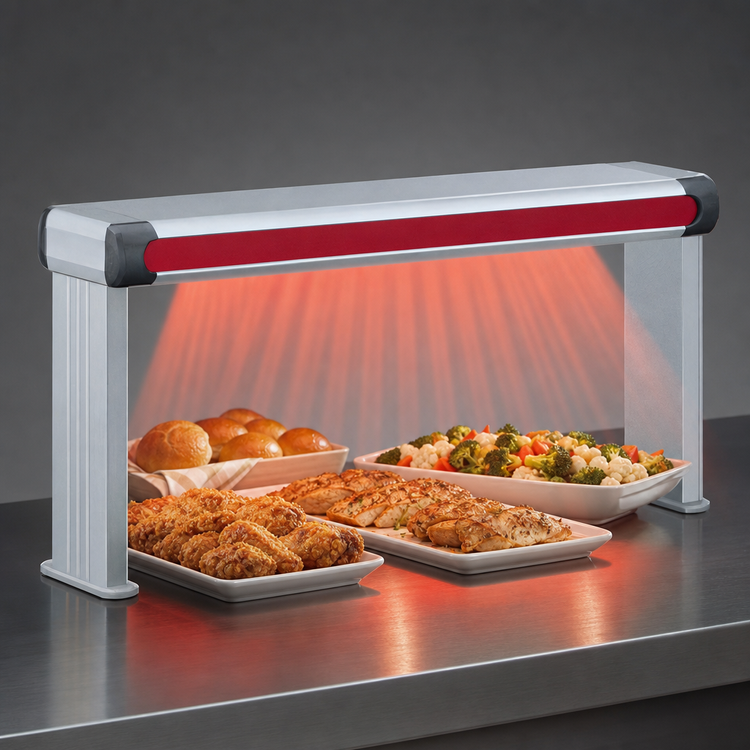 Product image #3 for Hatco Glo-Ray Single Unlighted Infrared Designer Strip Heater, 63-1/2 Inch, Aluminum