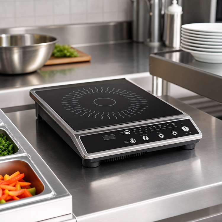 Product image #3 for Globe Low Profile Countertop Single Burner Induction Range