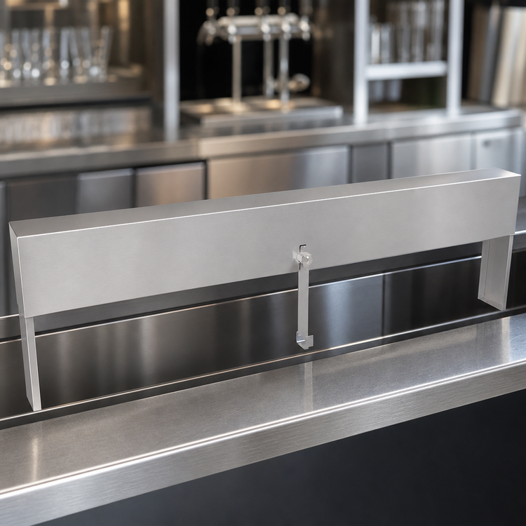 Product image #3 for 45-Inch Single Speed Rail Locking Cover, Stainless Steel