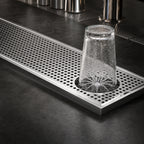 Thumbnail image #3 for Micro Matic USA DP-820D-45GR 45-Inch Surface-Mount Stainless Steel Drip Tray with Integral Glass Rinser