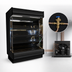 Thumbnail image #3 for Howard-McCray 99-Inch Produce Low-Base Remote Open Merchandiser with LED Lighting, Black