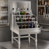 Thumbnail image #3 for Eagle Spec-Bar 30-Inch Free-Standing Liquor Bottle Display Unit, 4-Step, Stainless Steel