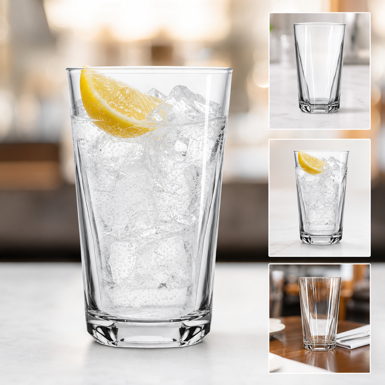 Product image #3 for Clarisse™ 14 oz Clear Rim-Tempered Beverage Glass, Case of 36