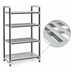 Thumbnail image #3 for Cambro Camshelving Elements XTRA 4-Tier Stationary Starter Polymer Shelving Unit, 24 x 42 x 84 Inches, Speckled Gray