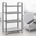 Thumbnail image #3 for Camshelving Elements XTRA 4-Tier Stationary Starter Polymer Shelving Unit, 18 x 24 x 64, 3 Vented + 1 Solid, Speckled Gray