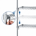 Thumbnail image #3 for Metro Super Erecta Super Adjustable Super Wide Chrome Plated Wire Shelf, 48 x 36 Inches
