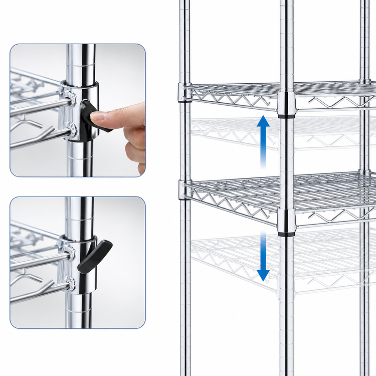 Product image #3 for Metro Super Adjustable Super Erecta 72" W x 24" D Chrome-Plated Wire Shelf