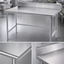 Thumbnail image #3 for Advance Tabco TSKG-364 Stainless Steel Work Table with 5-Inch Backsplash, 48 x 36 Inches