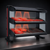 Thumbnail image #3 for Hatco Spot On 58-Inch Horizontal Dual Shelf Countertop Heated Zone Merchandiser Warmer