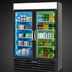 Thumbnail image #4 for Beverage-Air MarketMax Dual-Temp 2-Section Reach-In Glass Door Refrigerator/Freezer Merchandiser, 52 Inch, Bottom Mount