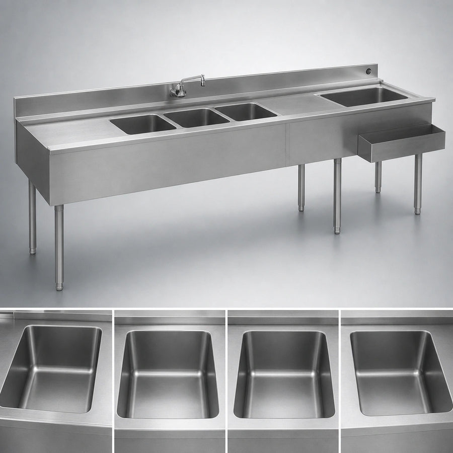 Four Sink Bowls