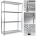 Thumbnail image #3 for 24 x 48 Inch Chrome-Plated Wire Shelving Starter Kit with 74 Inch Posts
