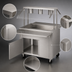 Thumbnail image #3 for DineXpress DXP3CI 3-Well Mobile Iced Cold Food Counter