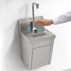 Thumbnail image #3 for Eagle Group BF-1-10-F Wall-Mounted Still Water Bottle Filler Station, Hands-Free Electronic-Eye Faucet, Filtration Kit, Battery Backup