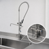 Thumbnail image #4 for T&S Brass Single Hole Deck Mount Mixing Faucet with 12-Inch Swing Nozzle and Spray Valve
