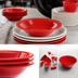 Thumbnail image #4 for Sierrus 10 oz. Rimmed Melamine Nappie Bowl, Red, 5-3/8 Inch