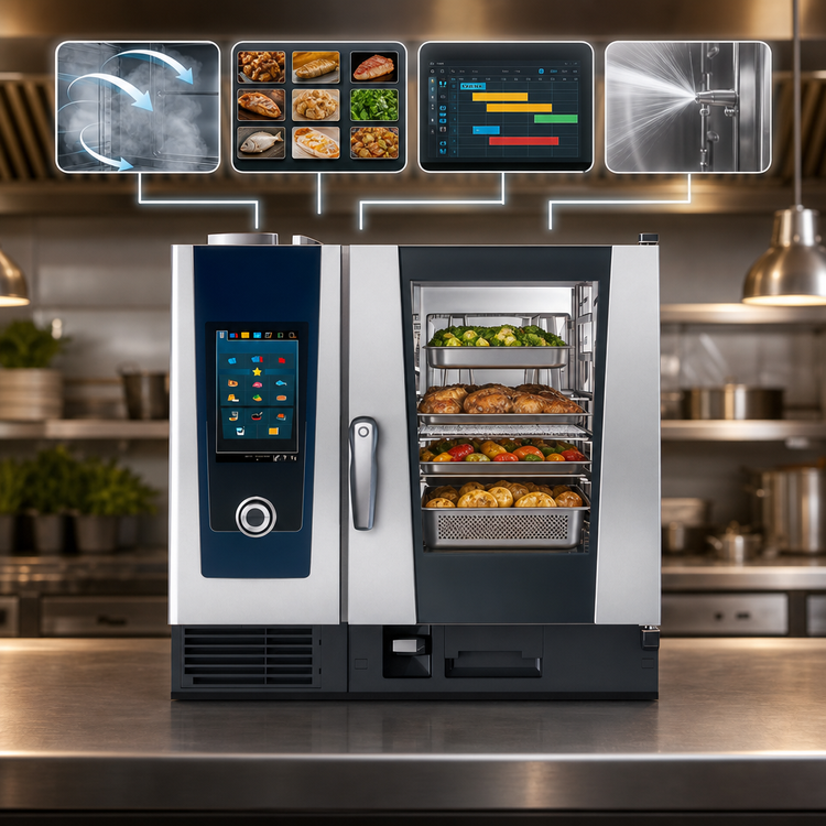 Product image #3 for RATIONAL iCombi Pro 6-Half Size Electric Countertop Combi Oven, 208/240V, 1-Phase