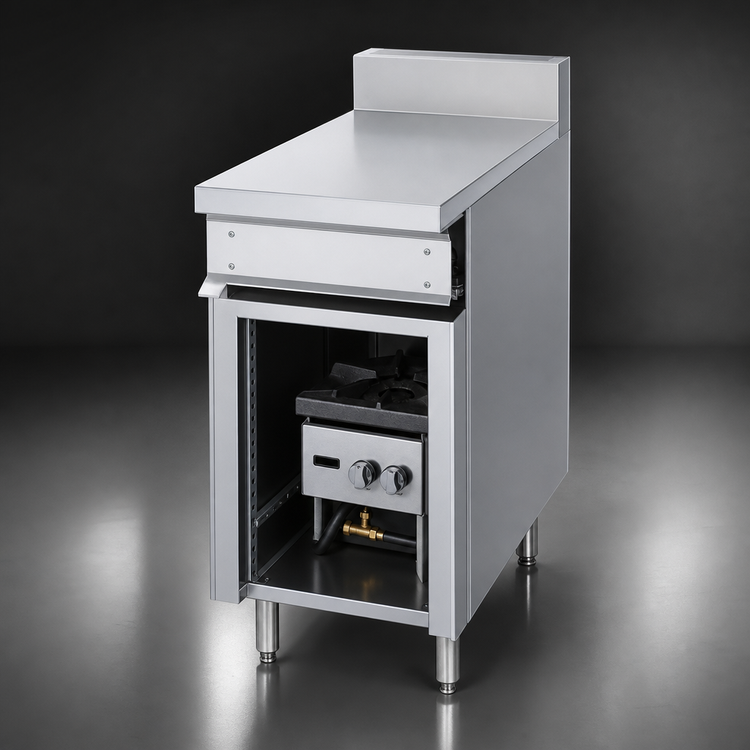 Product image #3 for Titan 12-Inch Open Spreader Cabinet for Heavy-Duty Gas Equipment