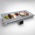 Thumbnail image #3 for Hatco 24-Inch Built-In Flush-Top Simulated Stone Cold Shelf for Remote Refrigeration